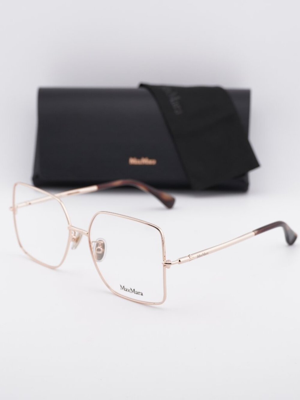 Max Mara MM5098-H 033 Butterfly Eyeglasses - Pink Gold 55mm